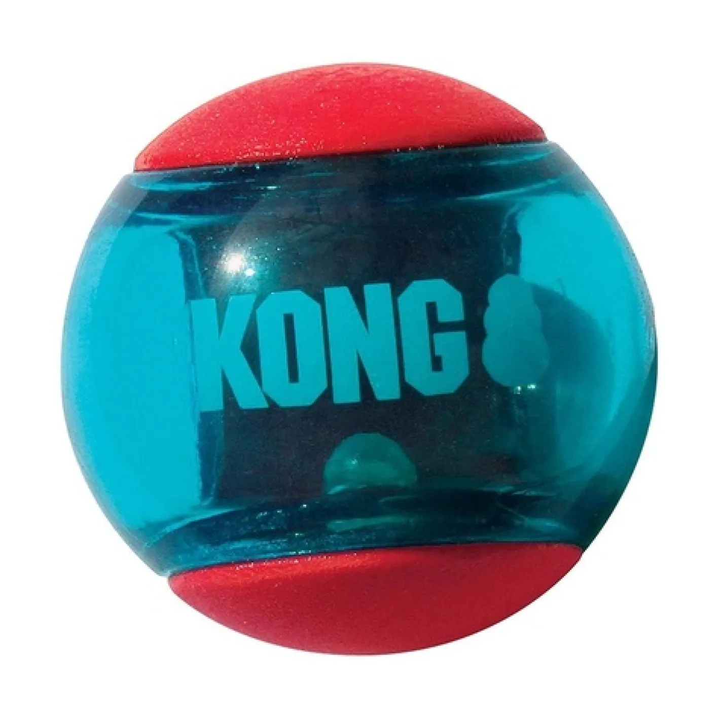 KONG Squeezz Action Multi-textured Red Rubber Ball Dog Toy Outlet