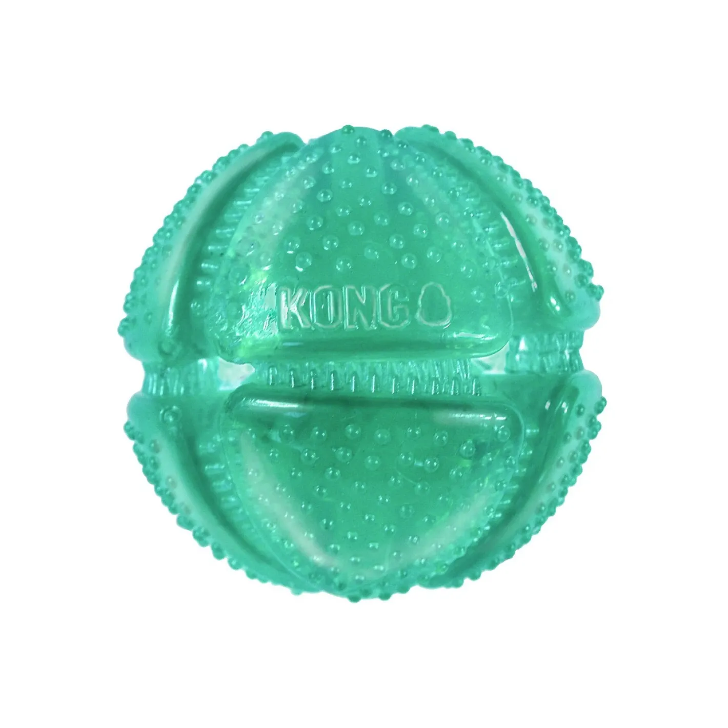 KONG Squeezz Dental Ball Rubber Dog Toy Best