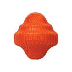 KONG Squeezz Orbitz Spin Top Squeaker Dog Toy - Random Colour - S/M Clearance