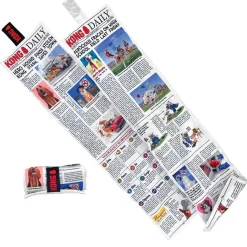 Kong Super Large Plush Squeaker Dog Toy Newspaper 90cm Outlet