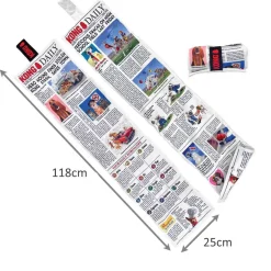 Kong Super Large Plush Squeaker Dog Toy Newspaper 90cm Outlet