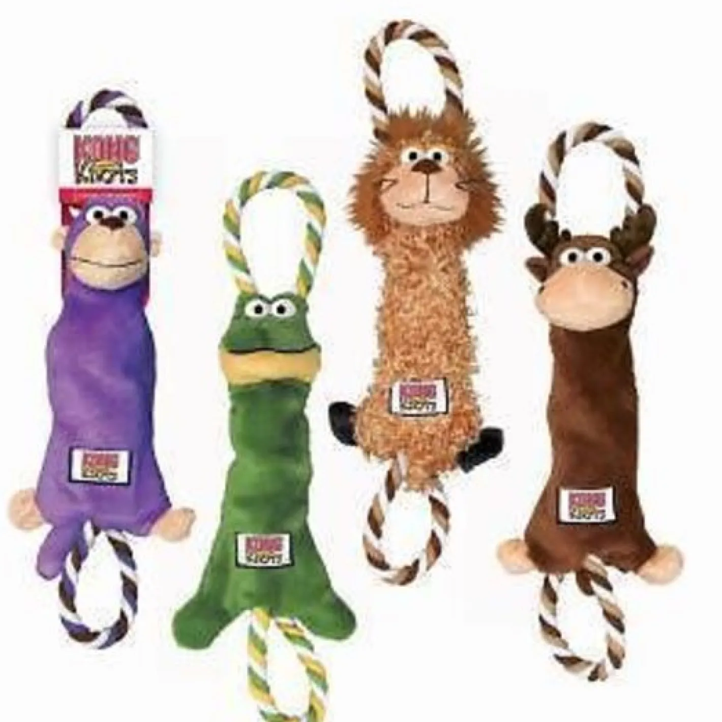 KONG Tugger Knots Tug & Fetch Dog Toy - Medium/Large Monkey New
