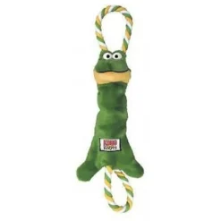 KONG Tugger Knots Tug & Fetch Dog Toy - Medium/Large Frog Sale
