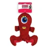 KONG Woozles Plush Squeaker Alien Dog Toy - Red New