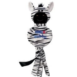 KONG Wubba No Stuff Squeaker Dog Toy - Large Zebra Best