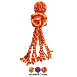 KONG Wubba Weaves Tug Rope Toy for Dogs in Assorted Colours Hot
