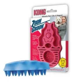 KONG ZoomGroom Silicone Cleaning Brush for Dogs Outlet