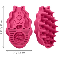 KONG ZoomGroom Silicone Cleaning Brush for Dogs Outlet