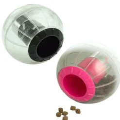 Kruuse Catrine Catmosphere Treat Dispensing Cat Ball Toy in Pink or Black Sale