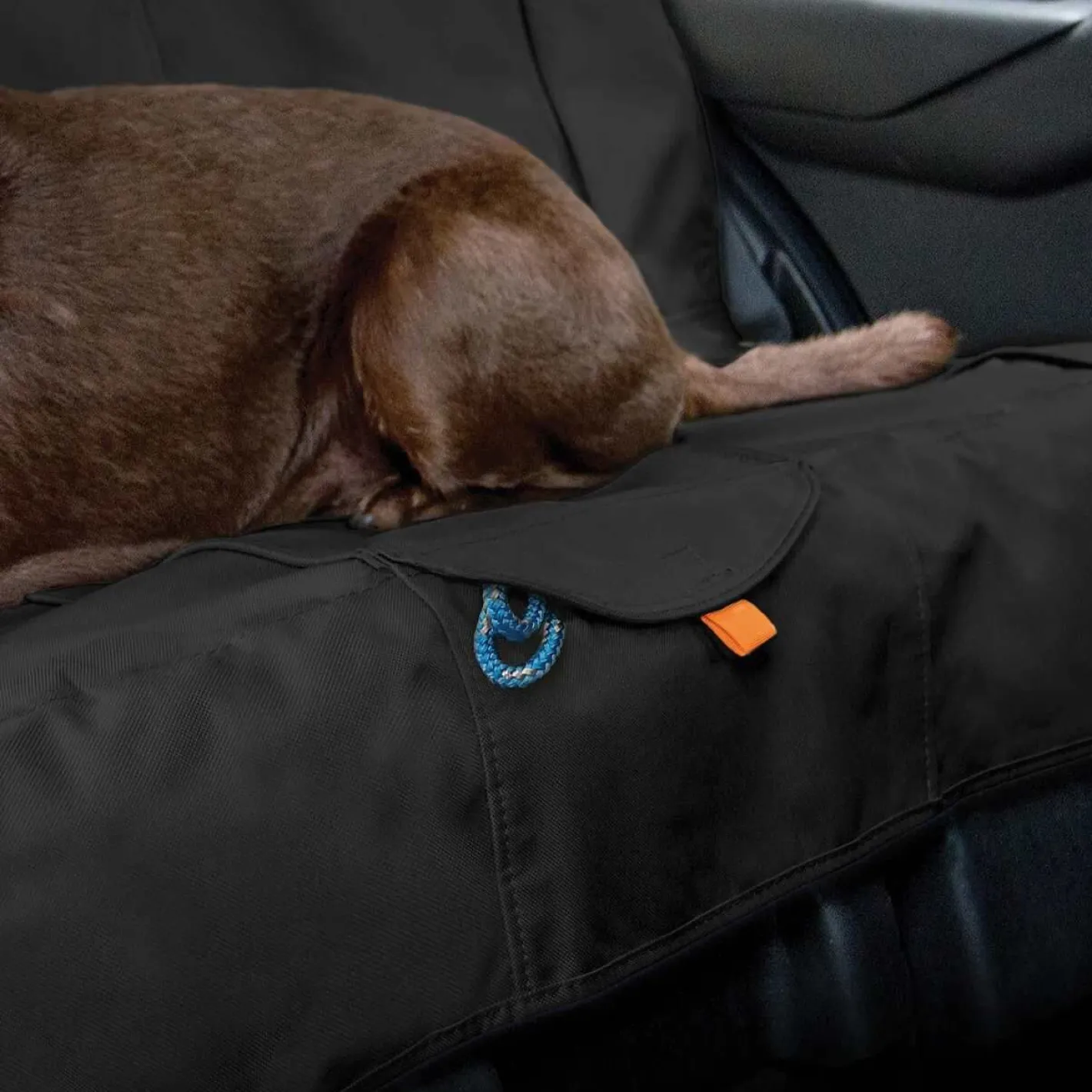 Kurgo Wander Bench Waterproof Car Seat Cover - Black Hot
