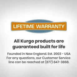 Kurgo Wander Hammock Waterproof Back Seat Cover - Black Discount