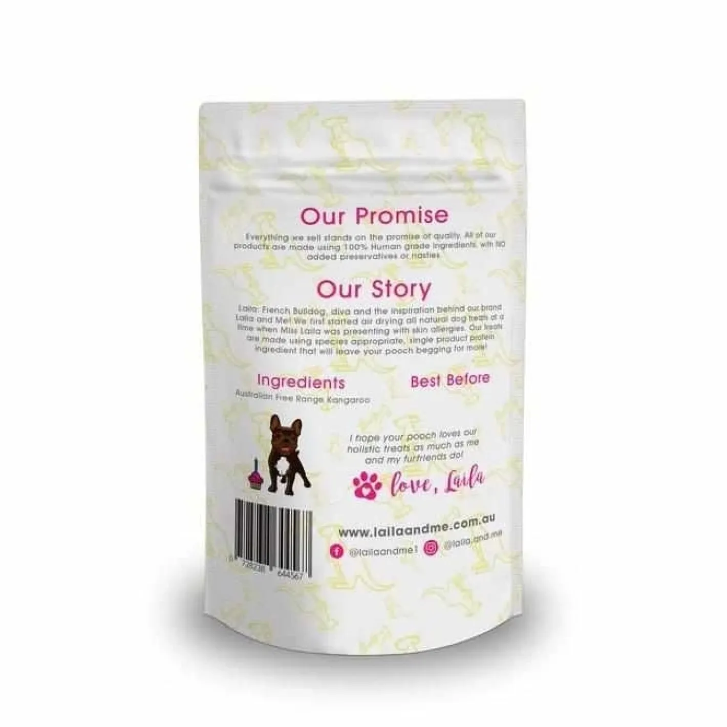 Laila & Me Australian Dehydrated Kangaroo Jerky Dog Treat - 80g Fashion