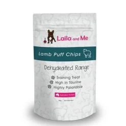 Laila & Me Dehydrated Australian Lamb Chips with 100% Lamb for Cats & Dogs 100g Online