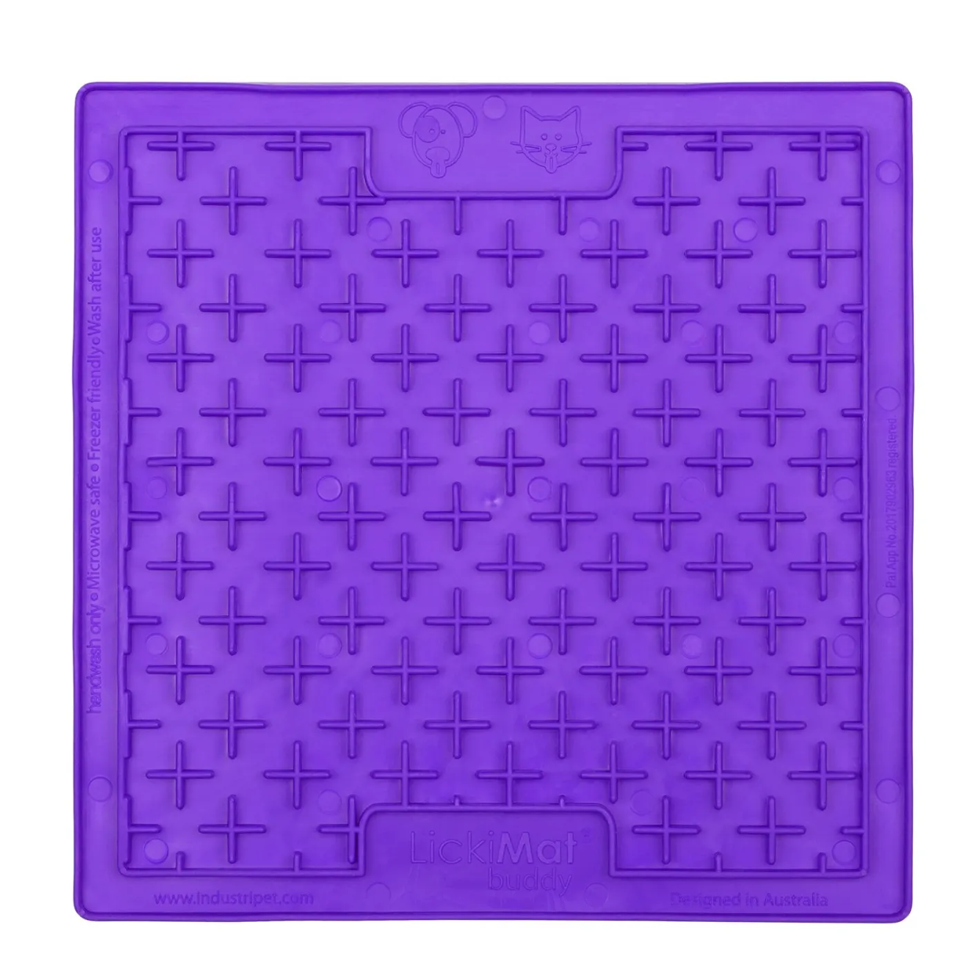 Lickimat Buddy Original Slow Food Anti-Anxiety Licking Mat for Cats & Dogs Best