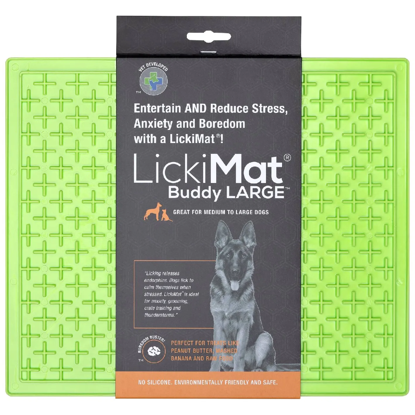 Lickimat Buddy Original Slow Food Anti-Anxiety Licking Mat for Dogs - X-Large Discount