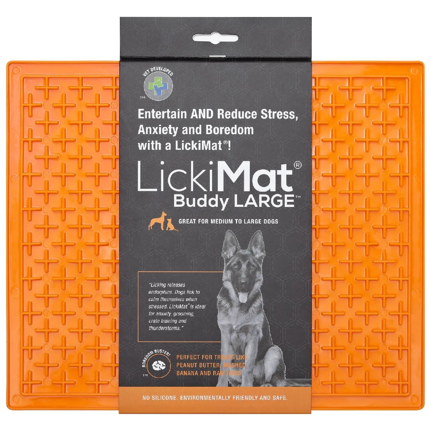 Lickimat Buddy Original Slow Food Anti-Anxiety Licking Mat for Dogs - X-Large Discount