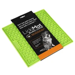 Lickimat Buddy Original Slow Food Licking Mat for LARGE Dogs - Green Discount
