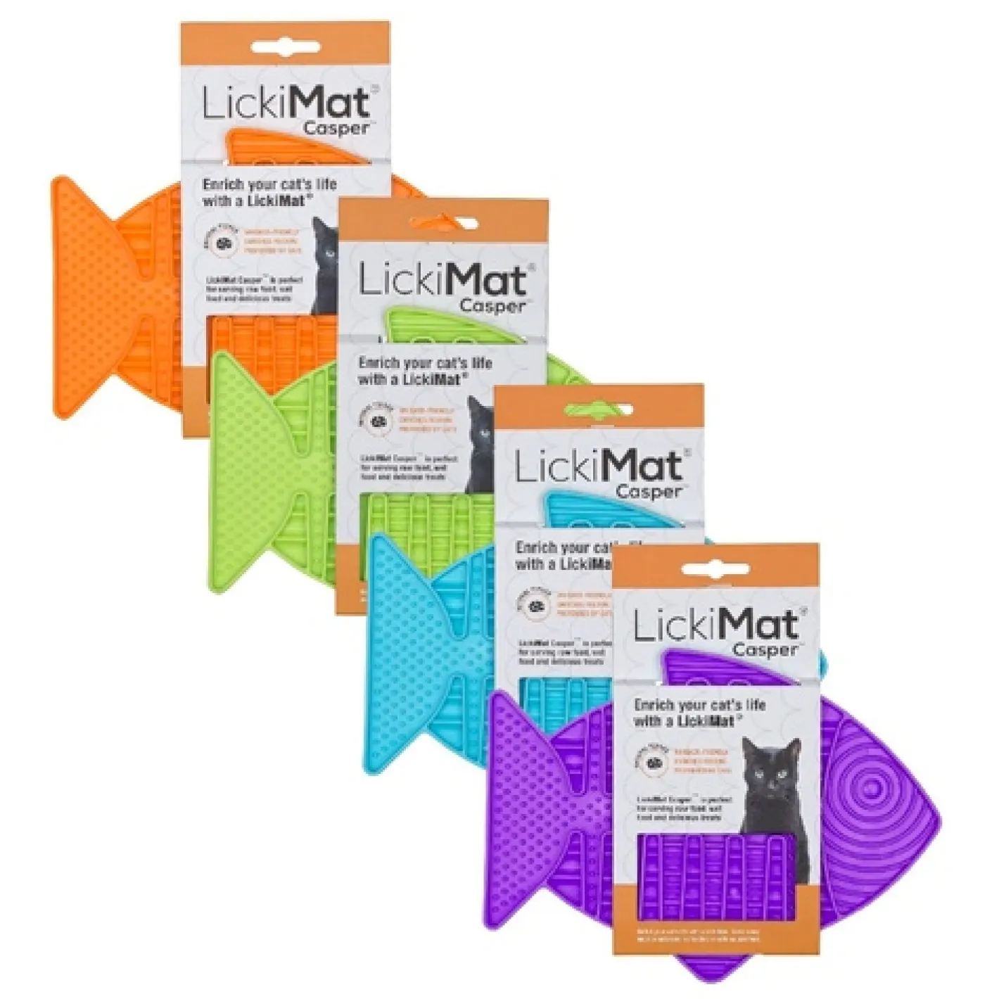Lickimat Casper Slow Food Bowl Anti-Anxiety Mat for Cats Discount
