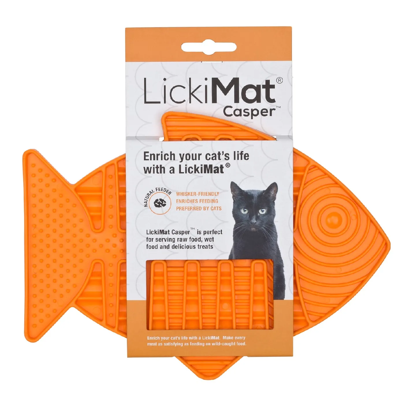 Lickimat Casper Slow Food Bowl Anti-Anxiety Mat for Cats Discount