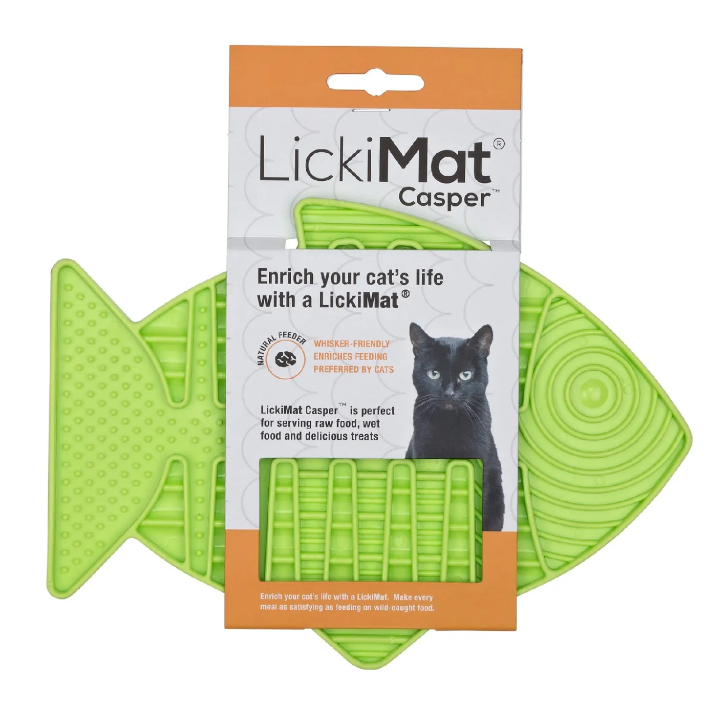 Lickimat Casper Slow Food Bowl Anti-Anxiety Mat for Cats Discount