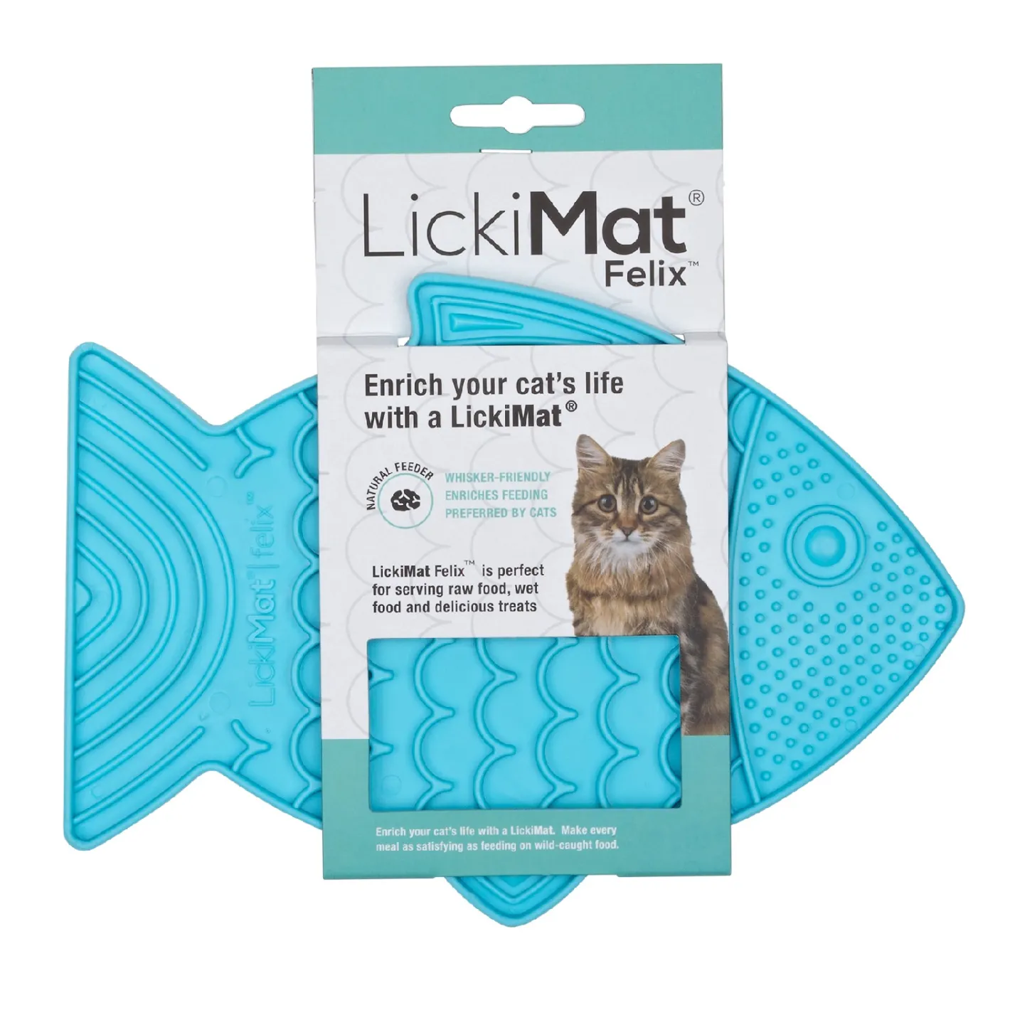 Lickimat Felix Slow Food Bowl Anti-Anxiety Mat for Cats Outlet