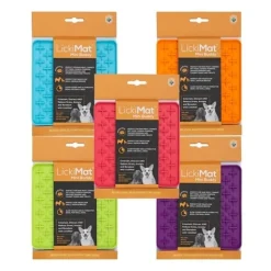 Lickimat Mini Tuff Buddy Slow Food Bowl Anti-Anxiety Mat for Dogs Outlet