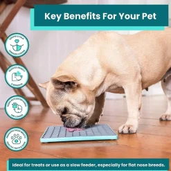 Lickimat Mini Tuff Playdate Slow Food Bowl Anti-Anxiety Mat for Dogs Clearance