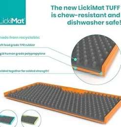 Lickimat Mini Tuff Soother Slow Food Bowl Anti-Anxiety Mat for Dogs Fashion