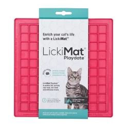 Lickimat Playdate Original Slow Food Licking Mat for Cats Discount