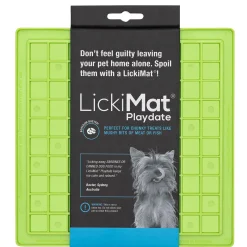 Lickimat Playdate Original Slow Food Licking Mat for Cats & Dogs Best