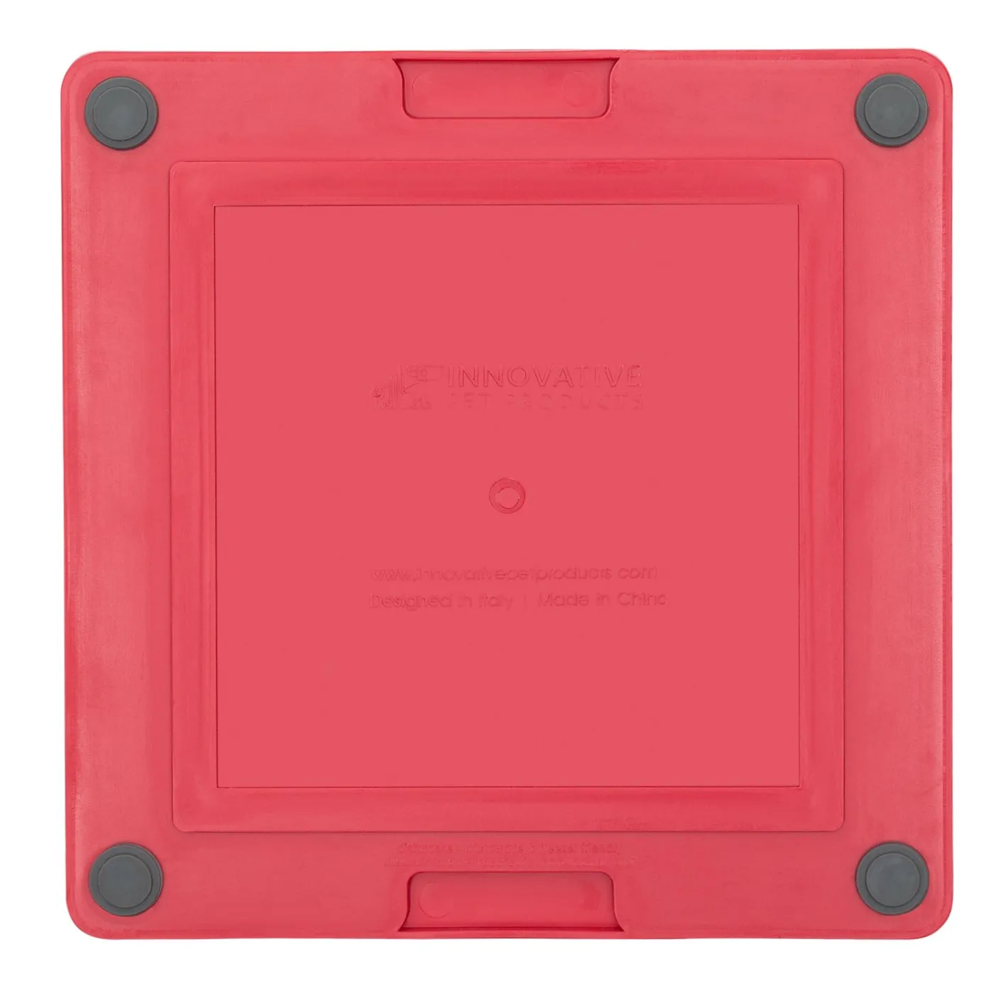 Lickimat Playdate Tuff Slow Food Licking Mat for Cats & Dogs - Red Outlet