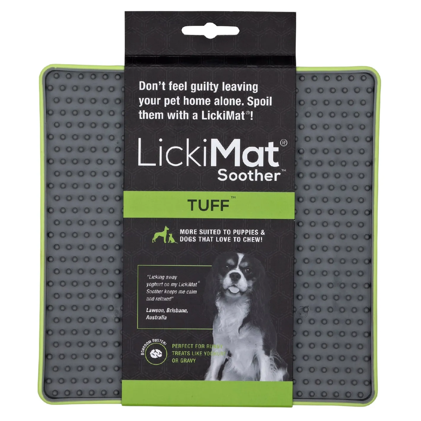 Lickimat Soother Tuff Slow Food Lick Mat Dog Bowl New