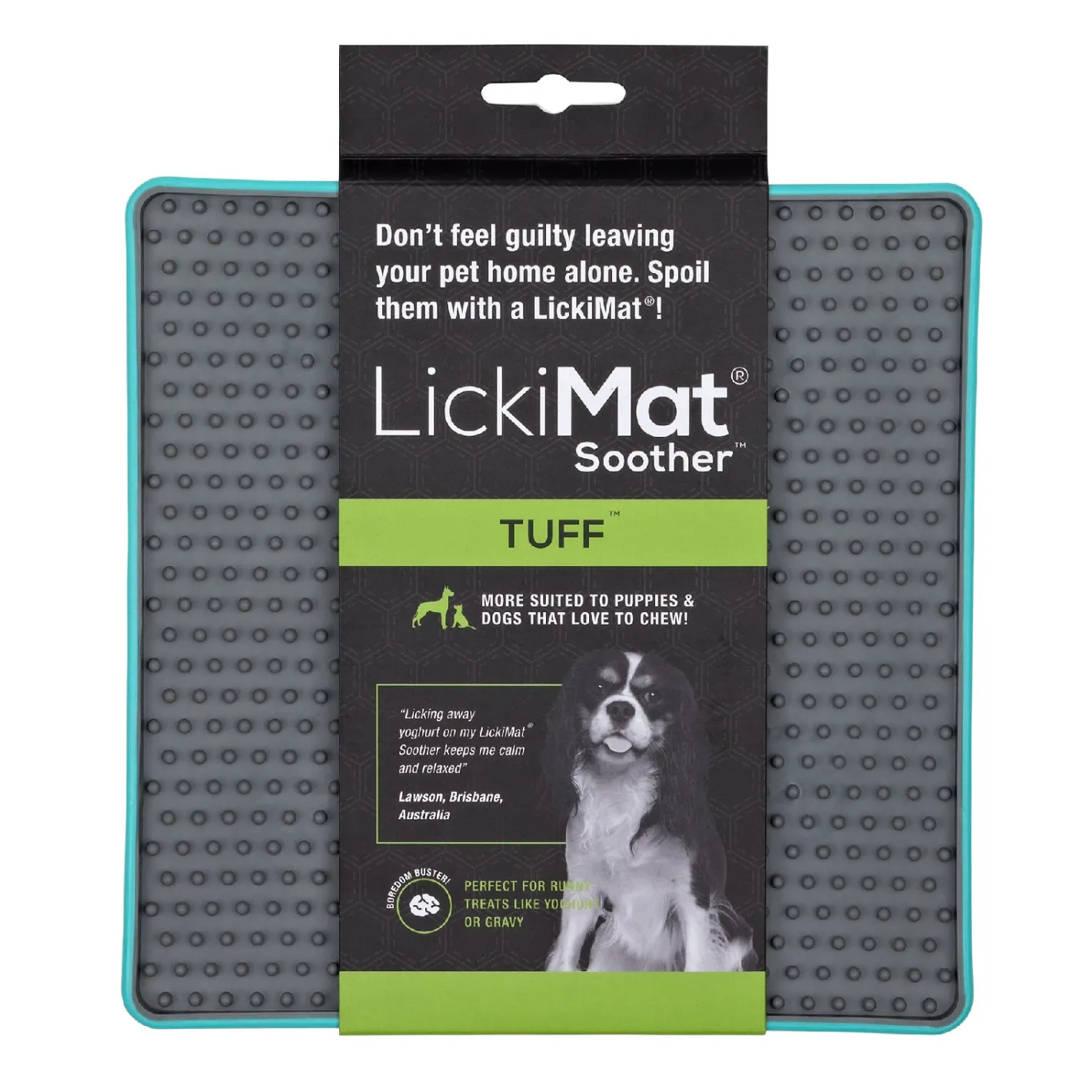 Lickimat Soother Tuff Slow Food Lick Mat Dog Bowl New