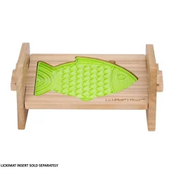 Lickimat Whisker Wooden Eco Adjustable Riser - For Casper & Felix Lick Mats Outlet