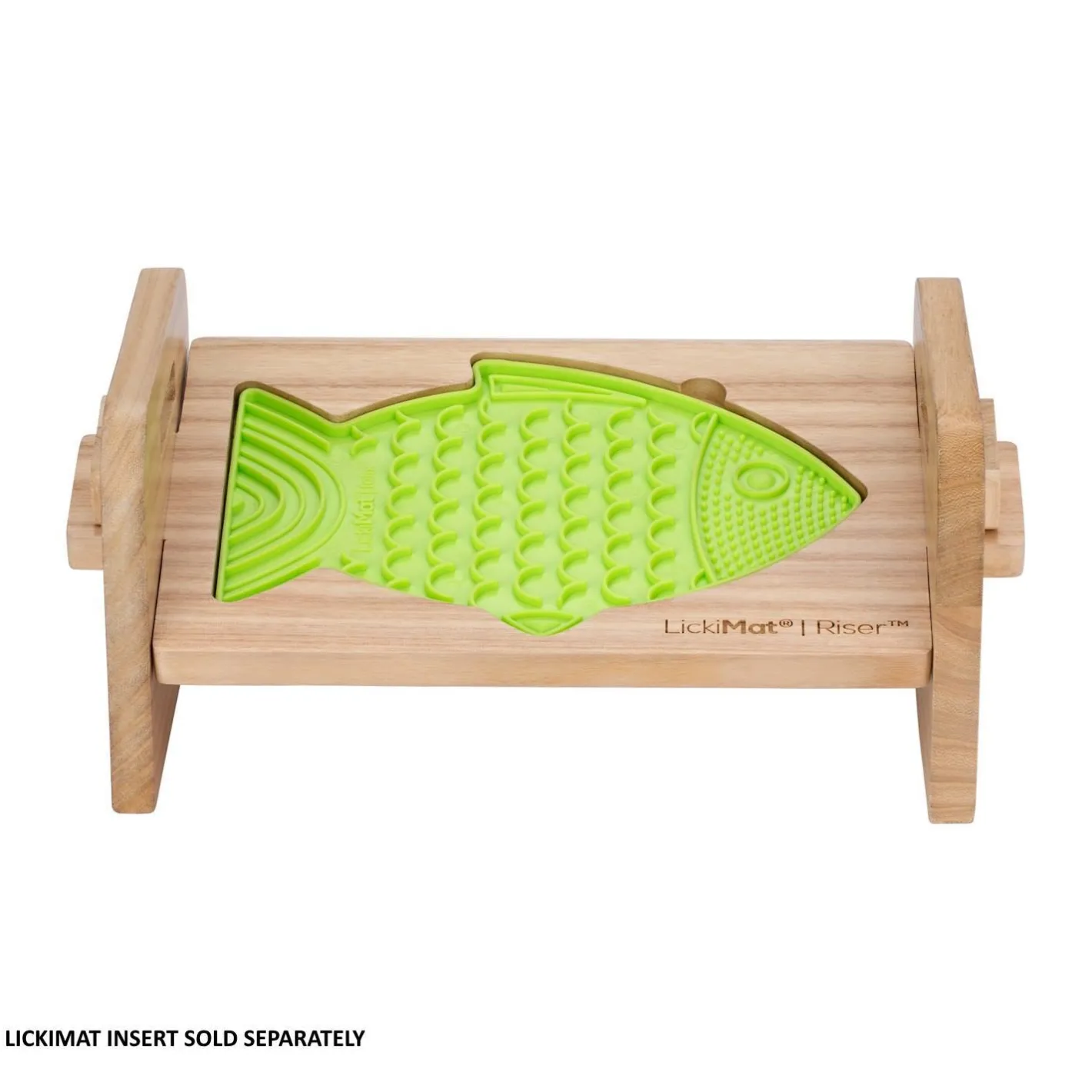 Lickimat Whisker Wooden Eco Adjustable Riser - For Casper & Felix Lick Mats Outlet