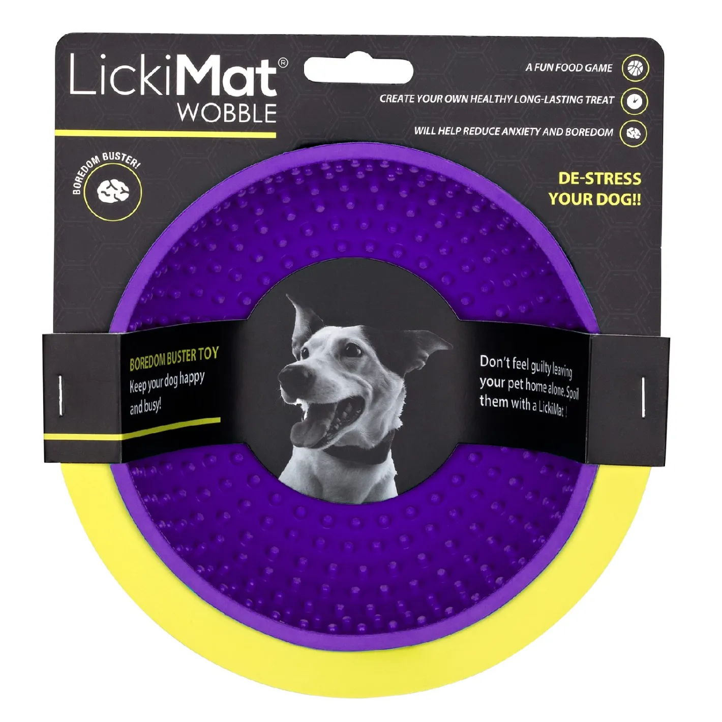 Lickimat Wobble Slow Feeder Boredom Buster Dog Food Bowl Clearance