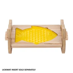 Lickimat Wooden Eco Adjustable Elevation Riser - For Casper & Felix Lick Mats Best