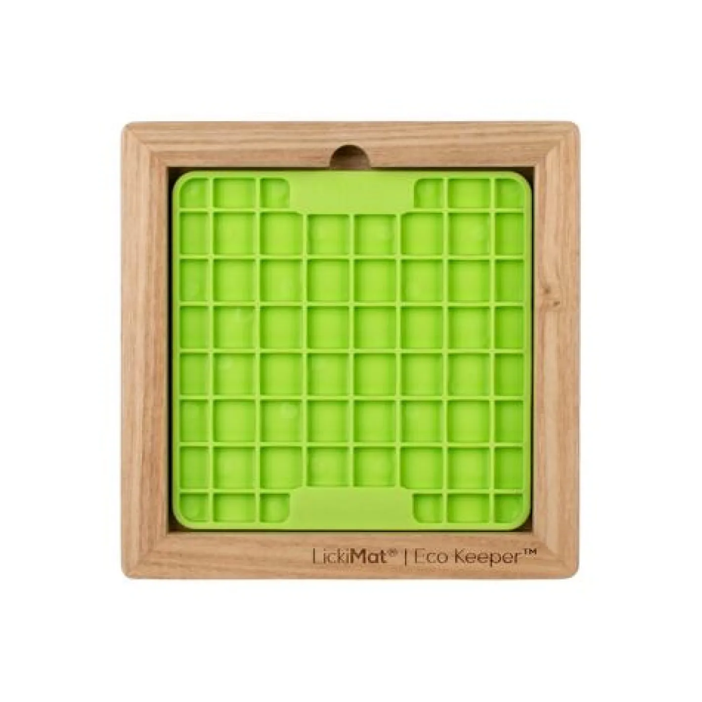 Lickimat Wooden Eco Slow Feeder Keeper - For Mini Lick Mats Best
