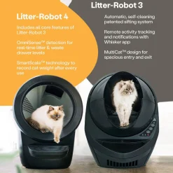 Litter Robot 4 Automatic Cat Litter System in Black or White Best