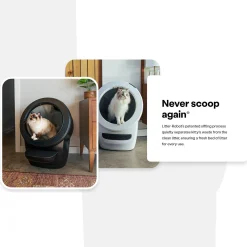 Litter Robot 4 Automatic Cat Litter System in Black or White Best
