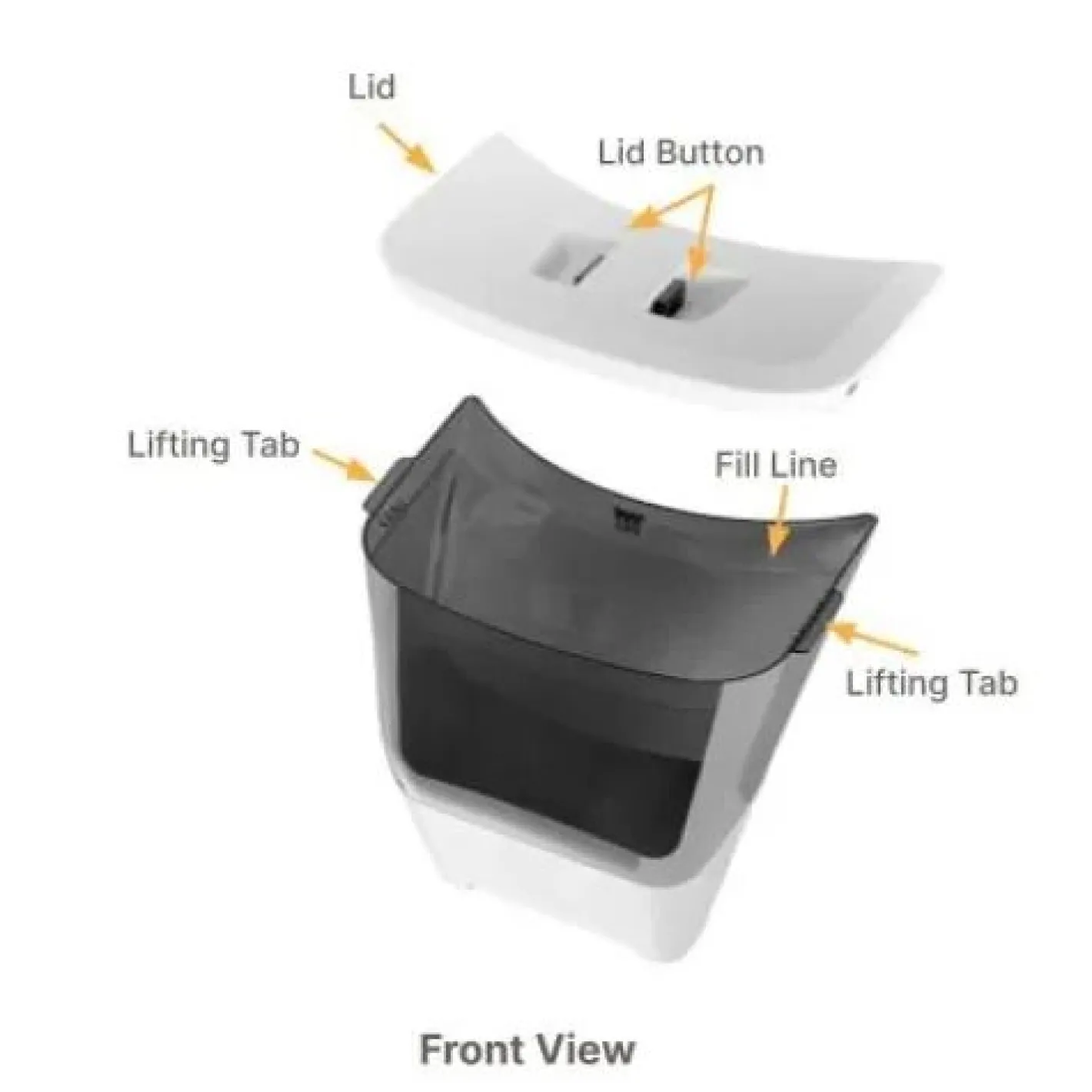 Litter Robot 4 LitterHopper - Automatic Litter Refill Accessory Clearance