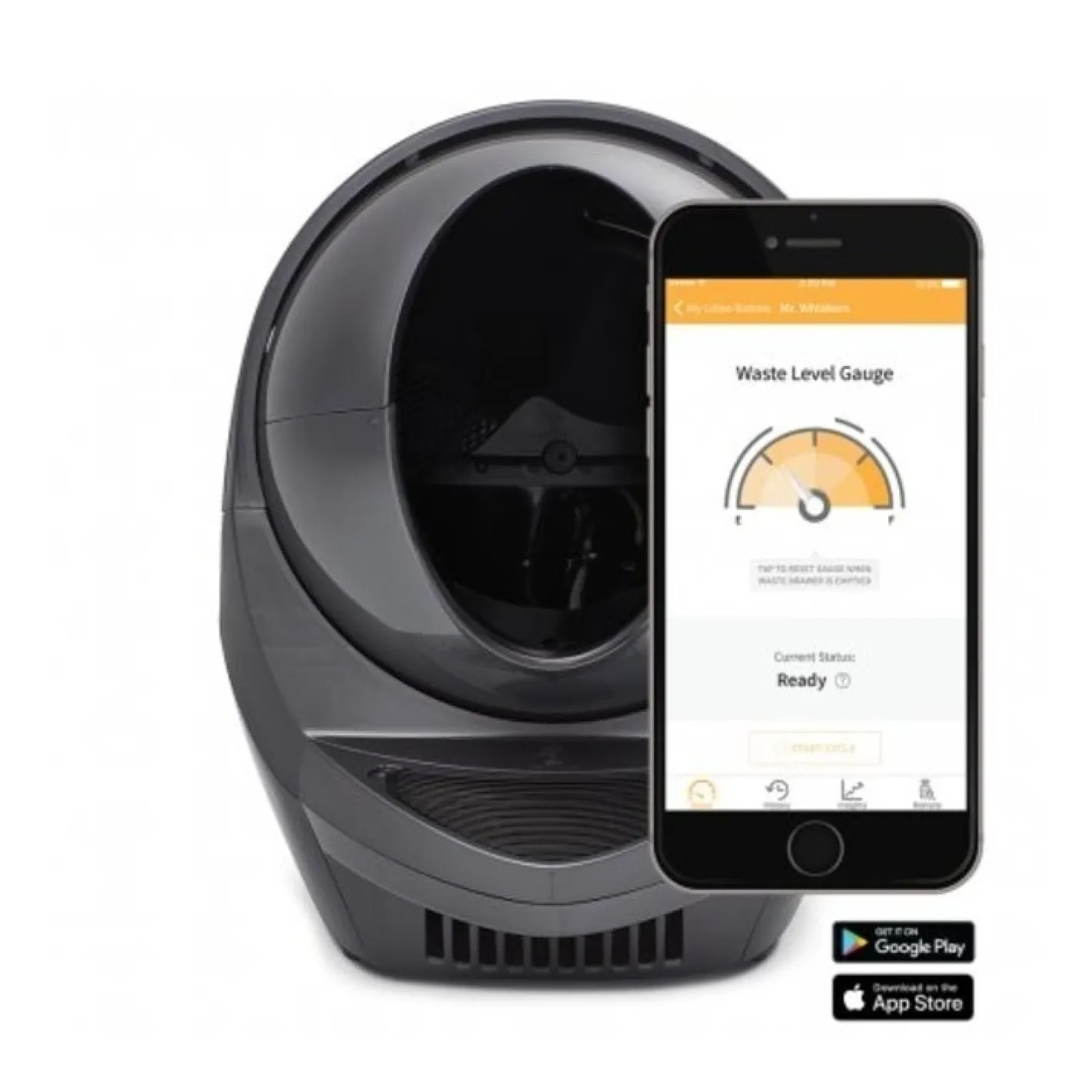 Litter Robot III Connect Automatic Cat Litter System Gunmetal - Essentials Bundle New
