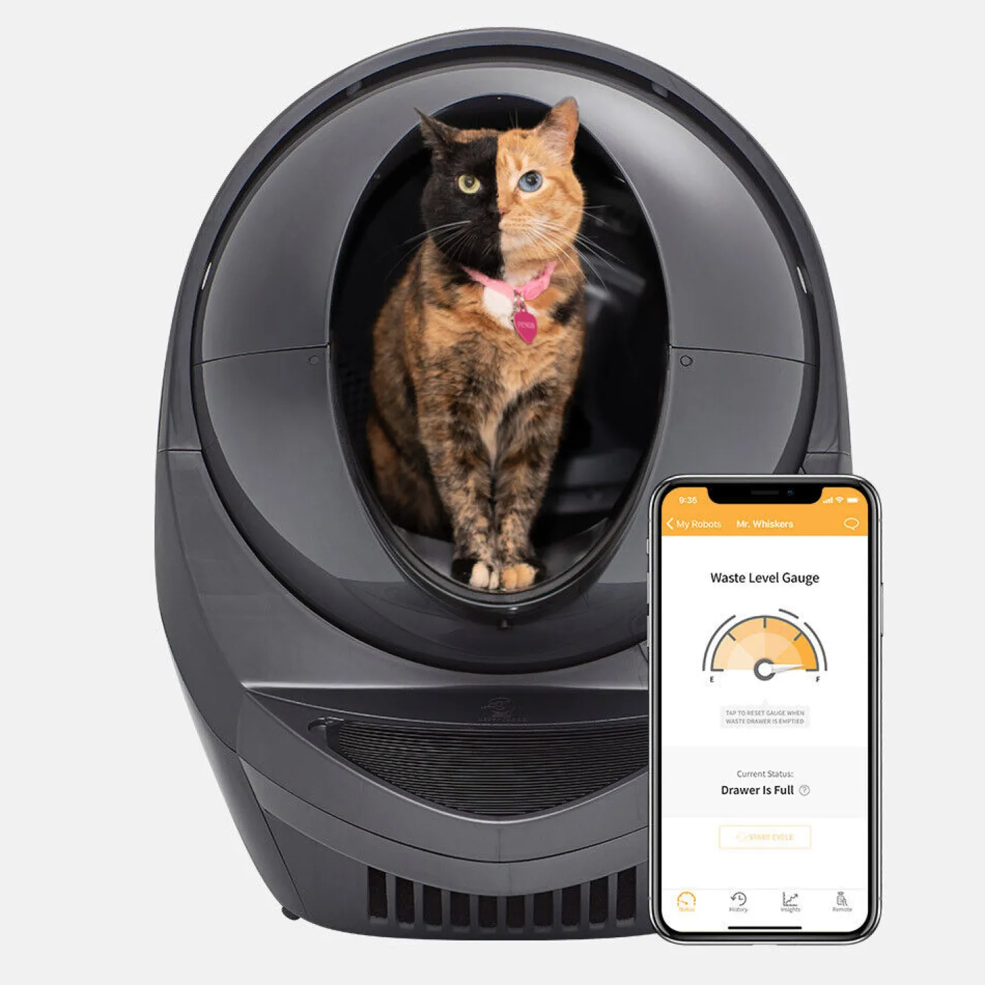 Litter Robot III Connect WIFI- Enabled Automatic Self Cleaning Cat Litter System Fashion
