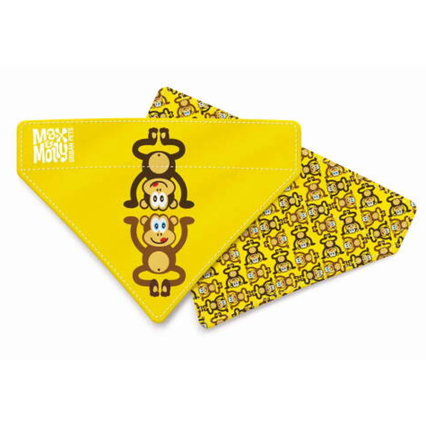 Max & Molly Bandana for Cats & Dogs - Monkey Maniac Hot