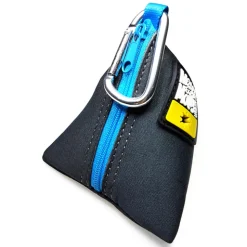 Max & Molly Neoprene Poop Bag Holder Triangle - Sky Blue Best