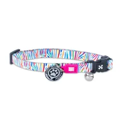 Max & Molly Smart ID Cat Collar - Magic Zebra Clearance