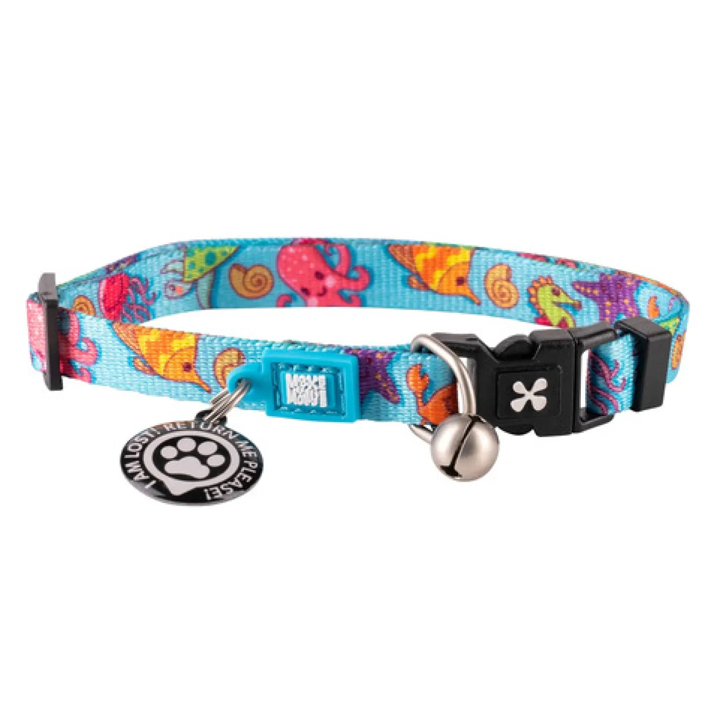 Max & Molly Smart ID Cat Collar - Blue Ocean Fashion