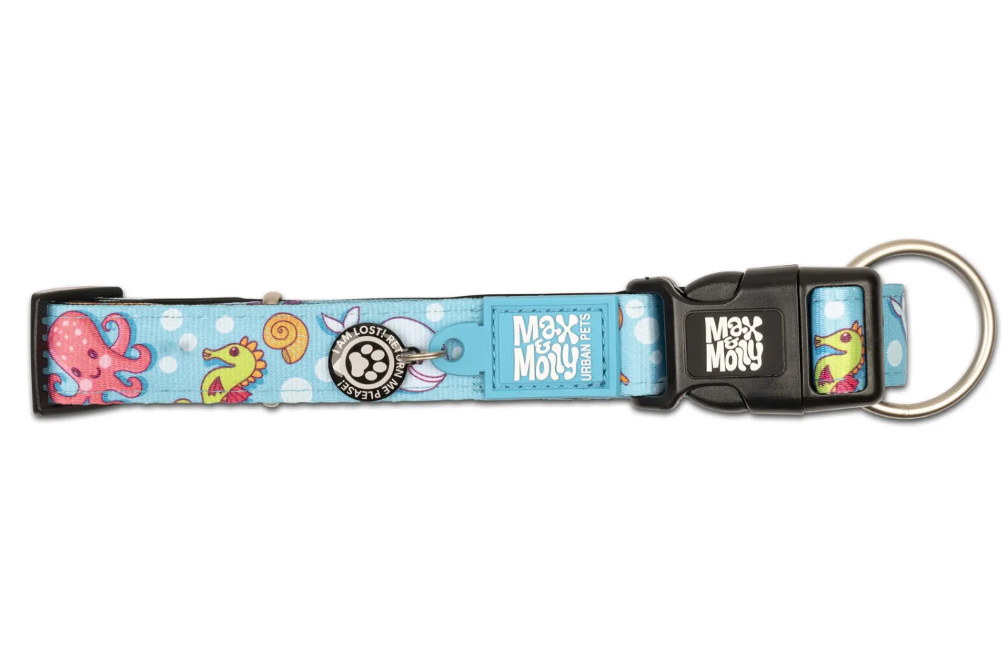Max & Molly Smart ID Dog Collar - Blue Ocean Best