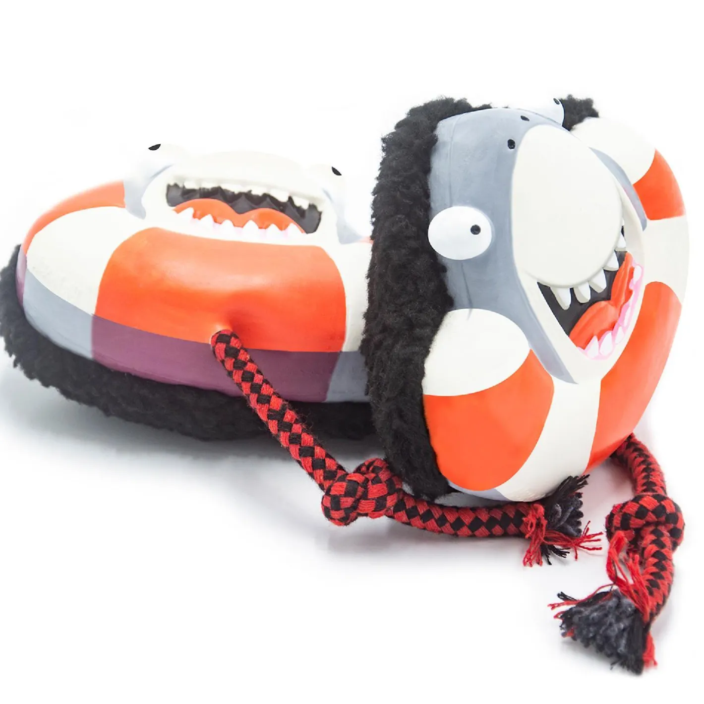 Max & Molly Squeaker Snuggles Dog Toy - Frenzy the Shark Hot