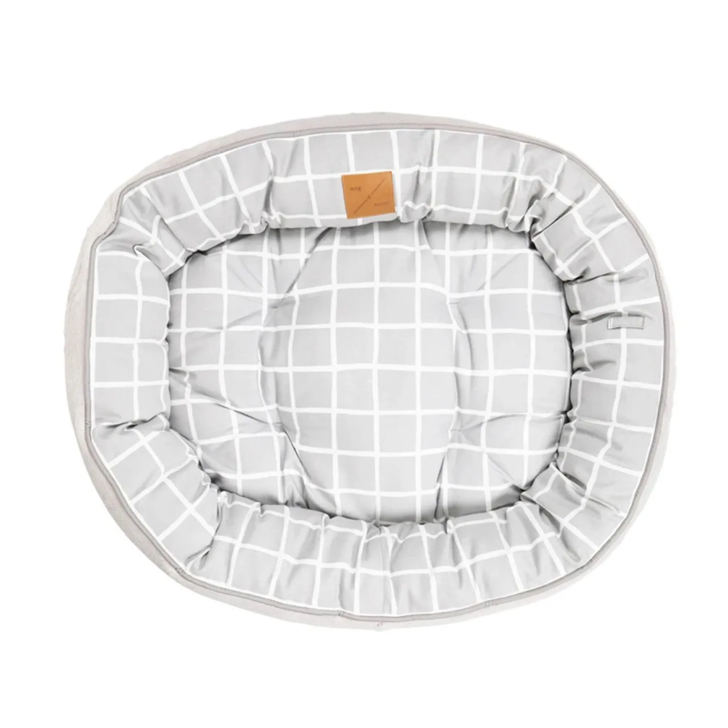 Mog and Bone Mog & Bone 4 Seasons Reversible Dog Bed - Grey Check Hot
